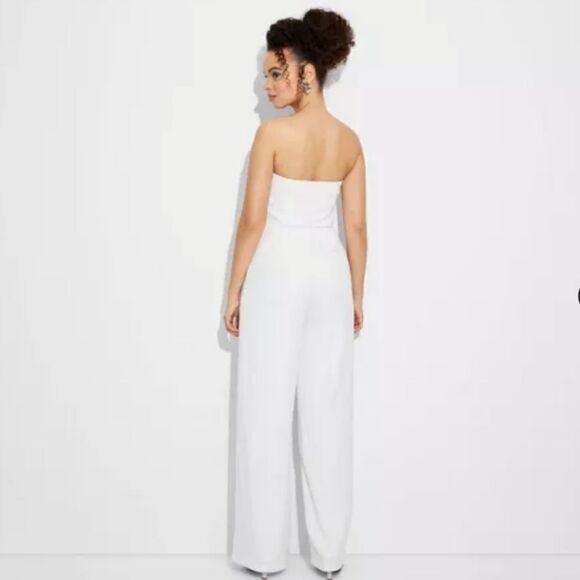 Women's Wide Leg Tube Jumpsuit - Wild Fable NWT - Picture 3 of 4